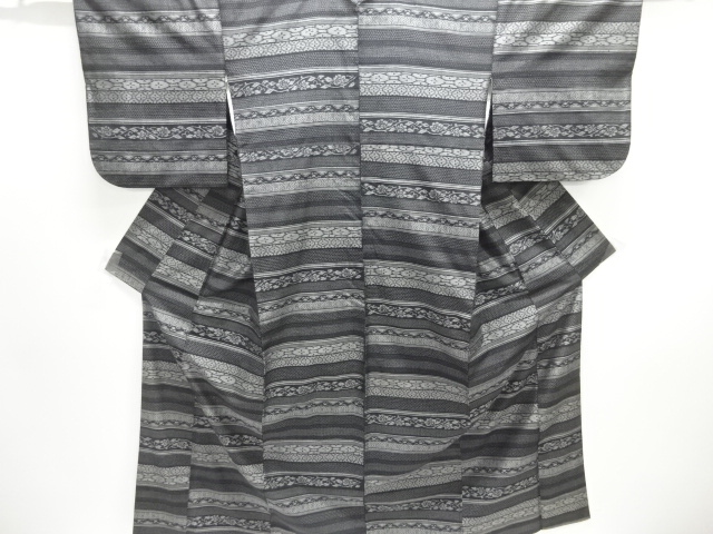 Japanese Kimono / Tsumugi Omeshi Silk